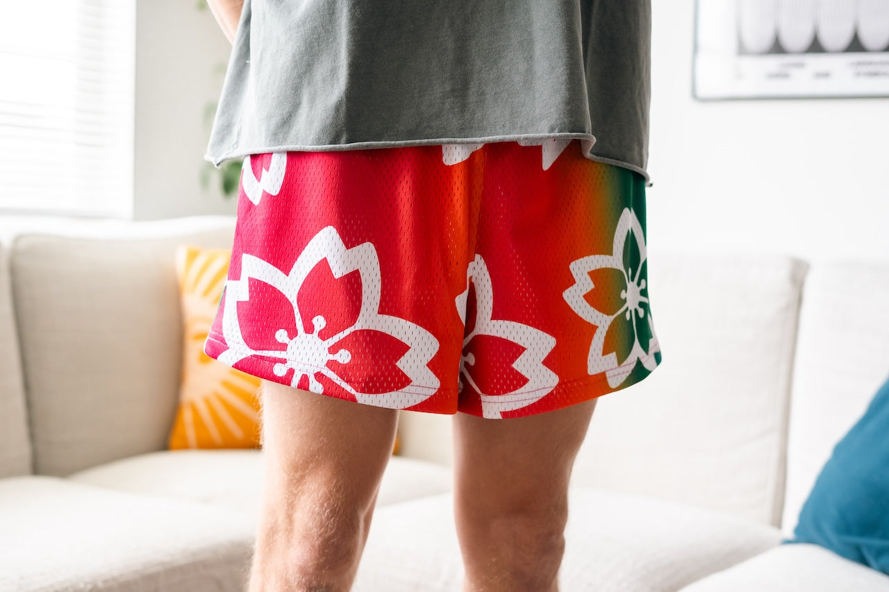 Blossom Mesh Shorts (Summer Fade 1 / 4