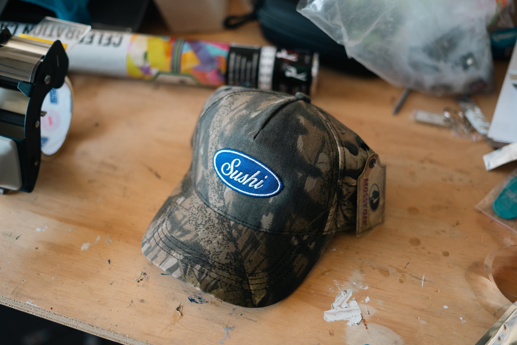 Tough Sushi Camouflage Hat (Mossy Oak)