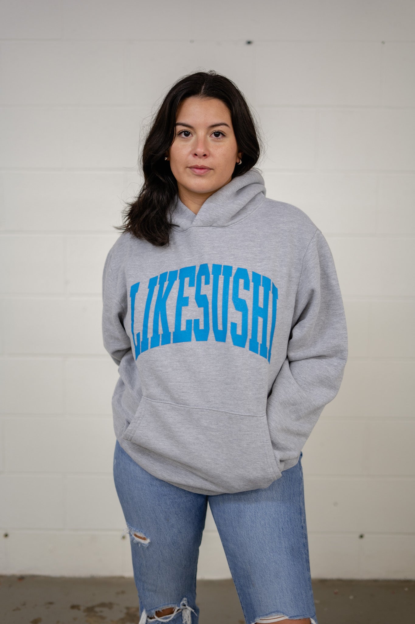 Ywuzuh grey sweatshirt for women, soccer sweatshirt, emo